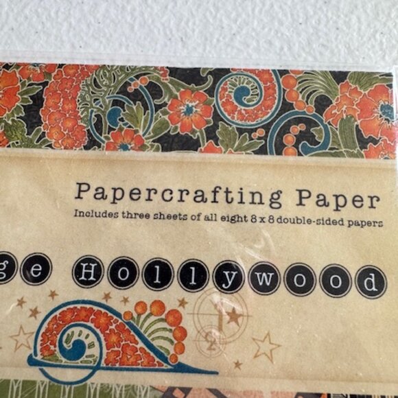 NWT Graphic 45 Vintage Hollywood Paper Set - Picture 4 of 13